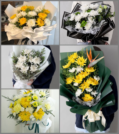 贵州贵阳清镇市巢凤社区服务中心干河坝村白事花束代送